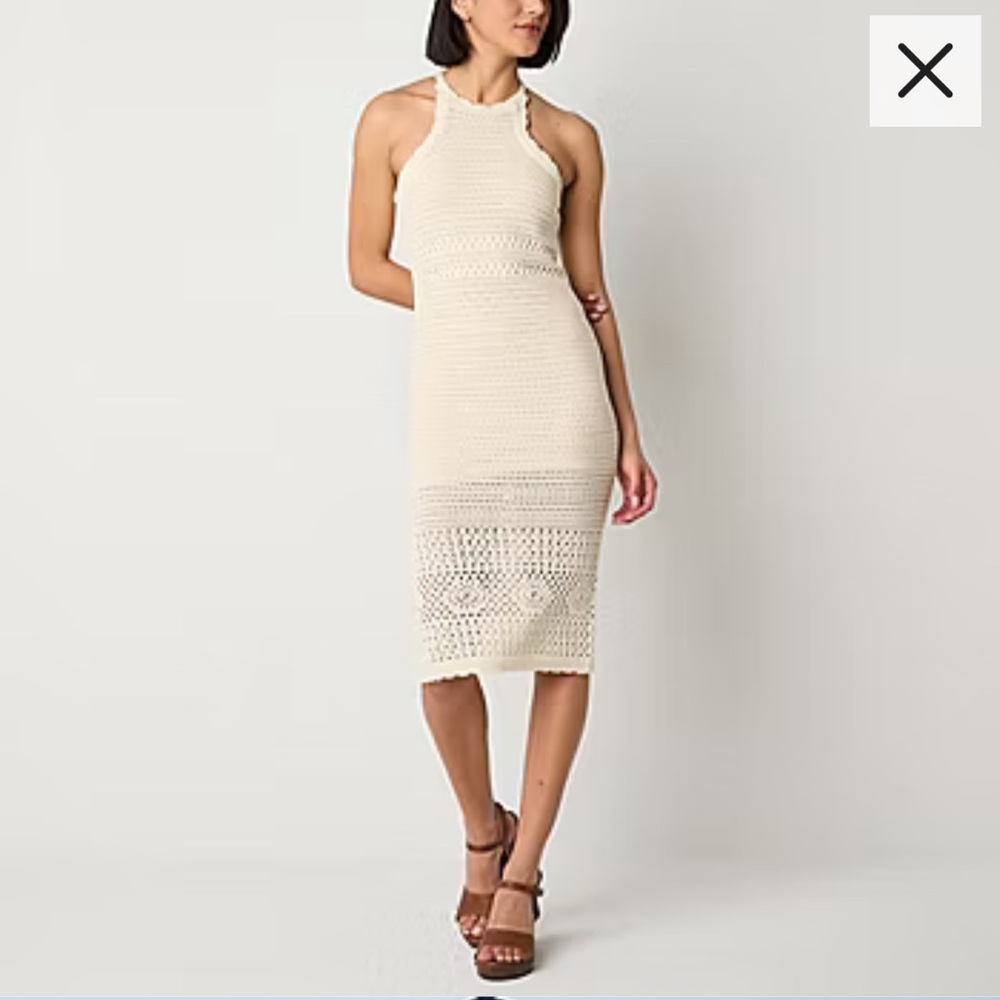 Sleeveless Midi Bodycon Dress size XL